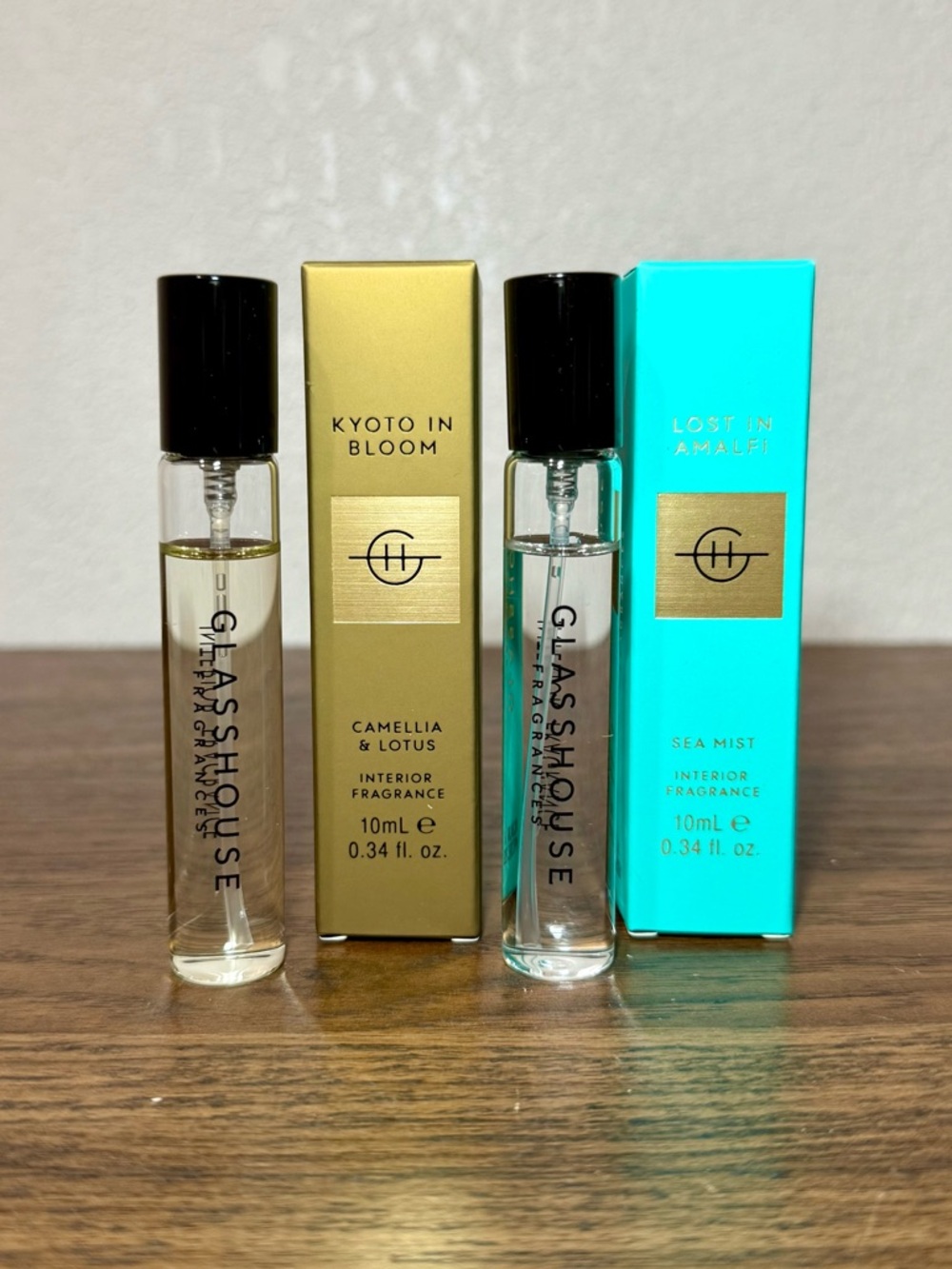 Glasshouse Travel Size Interior Fragrance Set of 2